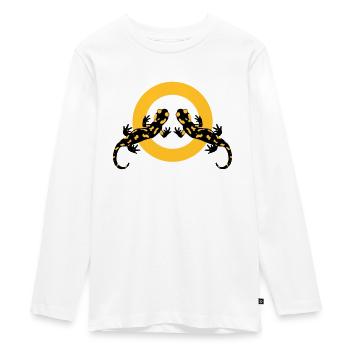 Salamandre de feu pour toujours !!! - T-shirt manches longues Premium Ado - blanc - Devant - AI Model Kid Female (0cm)