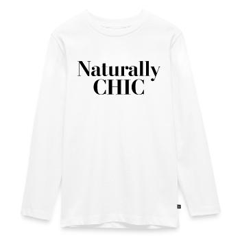 Rallye Nature Chic - T-shirt manches longues Premium Ado - blanc - Devant - AI Model Kid Female (0cm)