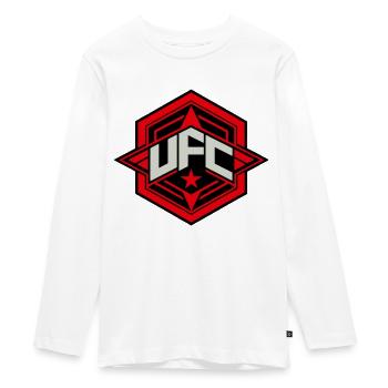Mixed martial arts - Teenager Premium Organic Long Sleeve Shirt - white - Front - AI Model Kid Female (0cm)