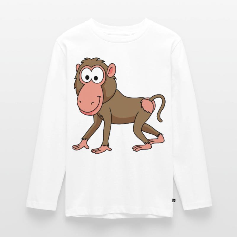 Monkey monkey comic Teenager Premium Organic Long Sleeve Shirt