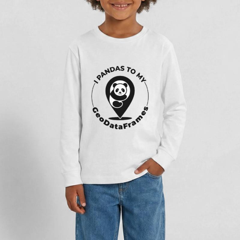 GeoDataFrames Pandas GIS Python Programmierung Teenager Premium Bio Langarmshirt