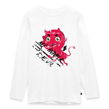 Mon diable intérieur - T-shirt manches longues Premium Ado - blanc - Devant - AI Model Kid Female (0cm)