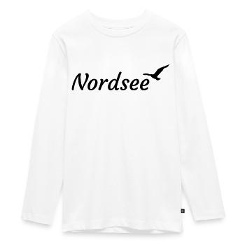 Mer du Nord - T-shirt manches longues Premium Ado - blanc - Devant - AI Model Kid Female (0cm)