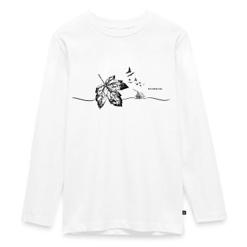 Icy Love « Autumn Time » - T-shirt manches longues Premium Ado - blanc - Devant - AI Model Kid Female (0cm)