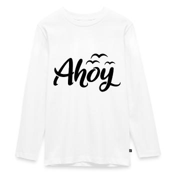 Ohé - T-shirt manches longues Premium Ado - blanc - Devant - AI Model Kid Female (0cm)