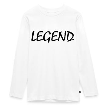 Legend - T-shirt manches longues Premium Ado - blanc - Devant - AI Model Kid Female (0cm)