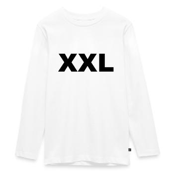 XXL - X-large - extra large - Teenager Premium Organic Long Sleeve Shirt - white - Front - AI Model Kid Female (0cm)