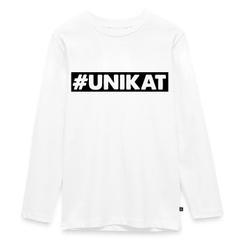 one-of-a-kind - Teenager Premium Organic Long Sleeve Shirt - white - Front - AI Model Kid Female (0cm)