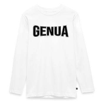 Gênes - T-shirt manches longues Premium Ado - blanc - Devant - AI Model Kid Female (0cm)