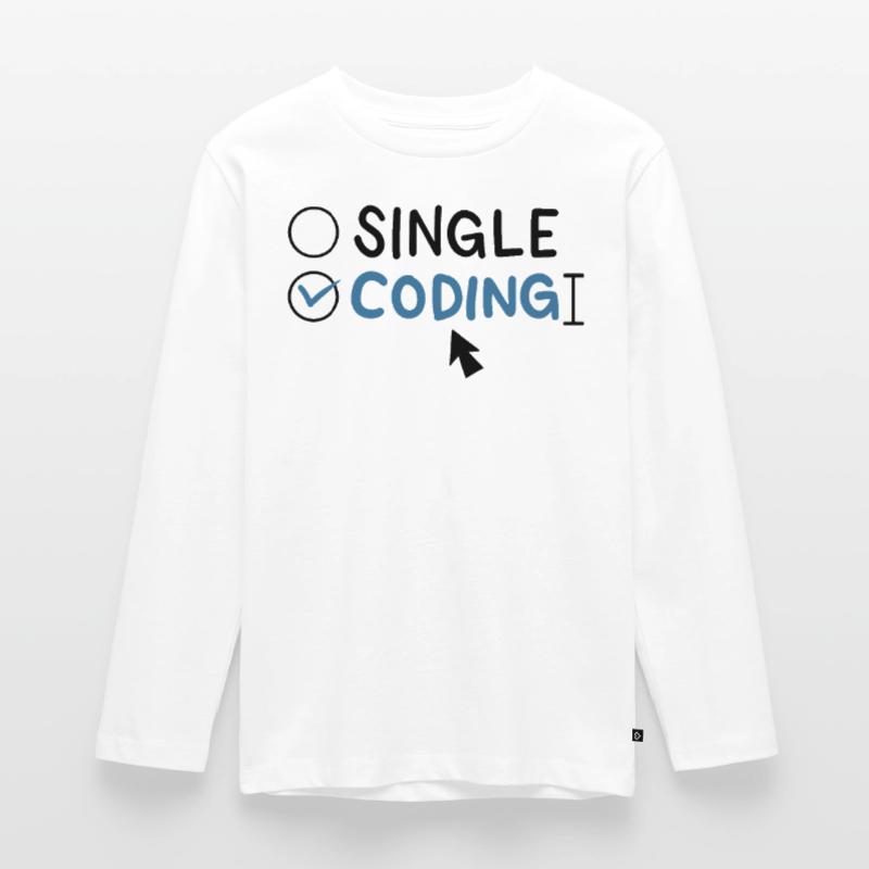 Programmierung Single Coding Software Engineer Teenager Premium Bio Langarmshirt