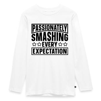Passionnément écrasant comédie dramatique musicale Acteur de théâtre - T-shirt manches longues Premium Ado - blanc - Devant - AI Model Kid Female (0cm)