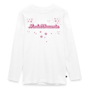 Créateur de modèles de cadeaux de graduation technique - T-shirt manches longues Premium Ado - blanc - Devant - AI Model Kid Female (0cm)