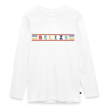 BELIZE - T-shirt manches longues Premium Ado - blanc - Devant - AI Model Kid Female (0cm)
