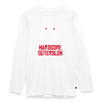 Gütersloh Hardcore - Teenager Premium Bio Langarmshirt - Weiß - Vorne - AI Model Kid Female (0cm)