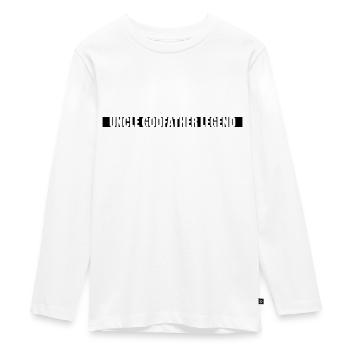 Citation de légende de l’oncle parrain - T-shirt manches longues Premium Ado - blanc - Devant - AI Model Kid Female (0cm)