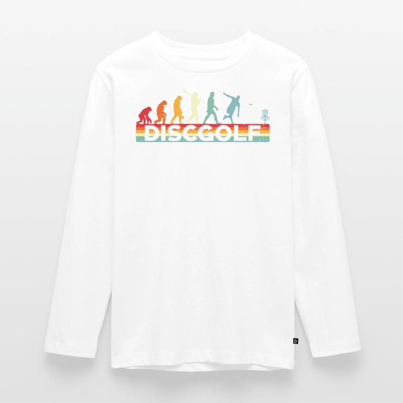 Discgolf Evolution Discgolf Teenager Premium Bio Langarmshirt