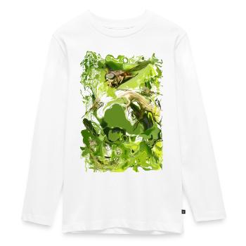 Insekt - Teenager Premium Bio Langarmshirt - Weiß - Vorne - AI Model Kid Female (0cm)
