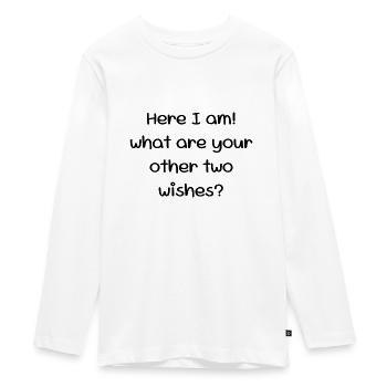 Surprise Wish - Teenager Premium Organic Long Sleeve Shirt - white - Front - AI Model Kid Female (0cm)
