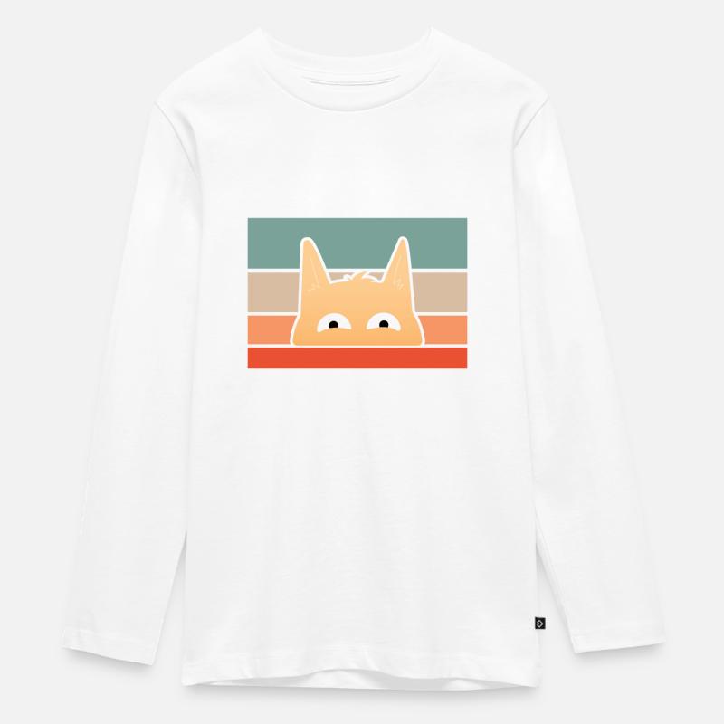 My Thinks I’M Cool, Cat, Cool - T-shirt manches longues Premium Ado - blanc