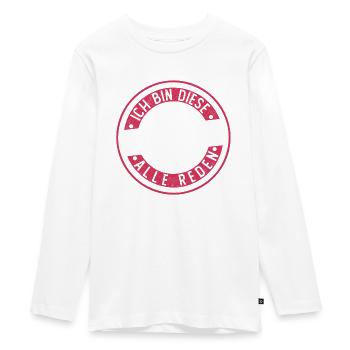 Helen Geschenkidee Geschenk Geburtstag - Teenager Premium Bio Langarmshirt - Weiß - Vorne - AI Model Kid Female (0cm)