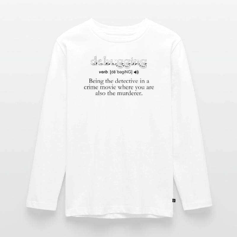 Debugdefinition - Computer Science Programmer Teenager Premium Bio Langarmshirt