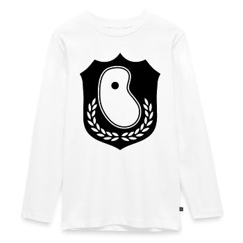 Steak - Teenager Premium Bio Langarmshirt - Weiß - Vorne - AI Model Kid Female (0cm)