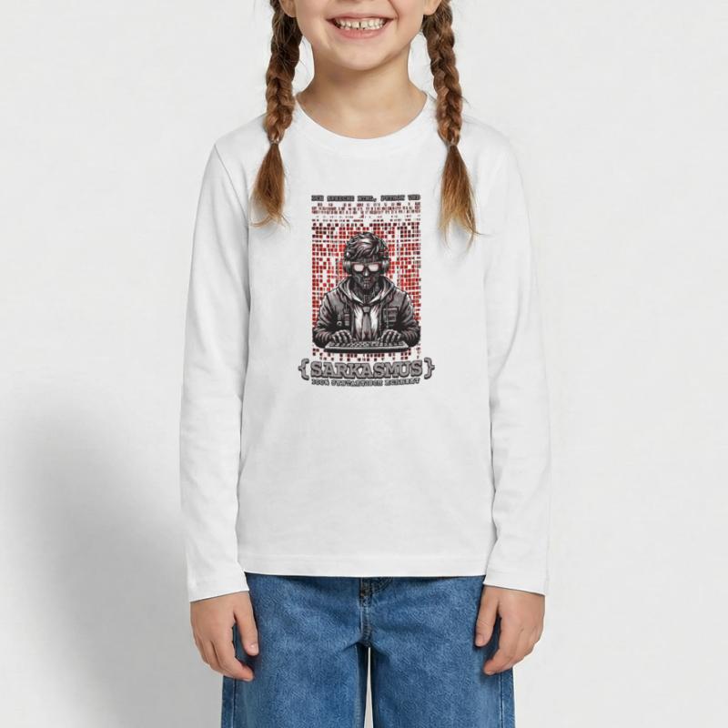 I speak HTML, Python and sarcasm Teenager Premium Organic Long Sleeve Shirt