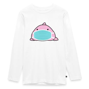 Blobfish - T-shirt manches longues Premium Ado - blanc - Devant - AI Model Kid Female (0cm)