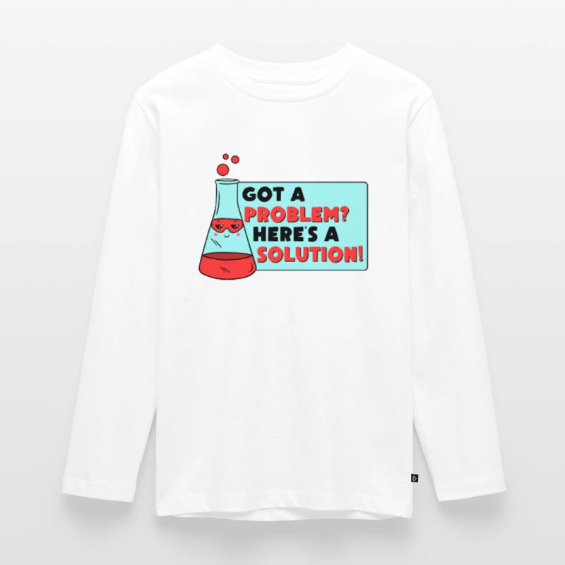 Problem Solution Scientific Solving Science Teenager Premium Organic Long Sleeve Shirt
