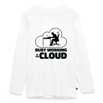 Cloud Computing Programmierer Kodierung - Teenager Premium Bio Langarmshirt - Weiß - Vorne - AI Model Kid Female (0cm)