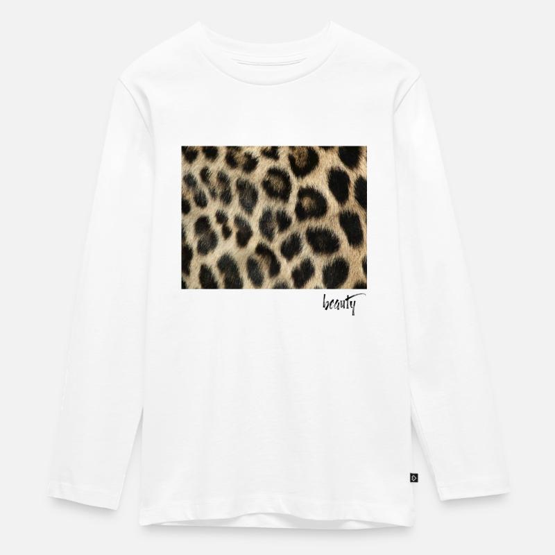 Léo Imprimer - T-shirt manches longues Premium Ado - blanc