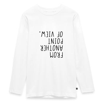De l’another point de vue. - T-shirt manches longues Premium Ado - blanc - Devant - AI Model Kid Female (0cm)