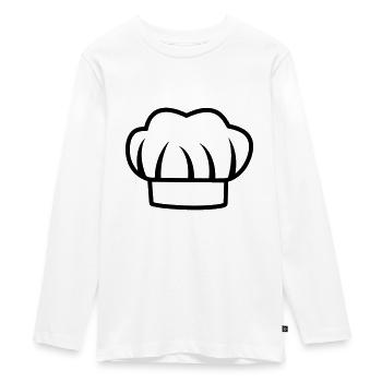 Küchenchef - Teenager Premium Bio Langarmshirt - Weiß - Vorne - AI Model Kid Female (0cm)