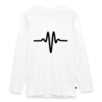 Pouls - T-shirt manches longues Premium Ado - blanc - Devant - AI Model Kid Female (0cm)