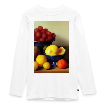 Fruit - T-shirt manches longues Premium Ado - blanc - Devant - AI Model Kid Female (0cm)