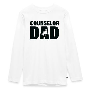 Job - Consultant Papa - T-shirt manches longues Premium Ado - blanc - Devant - AI Model Kid Female (0cm)