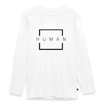 Human Aesthetics Gift - Teenager Premium Organic Long Sleeve Shirt - white - Front - AI Model Kid Female (0cm)
