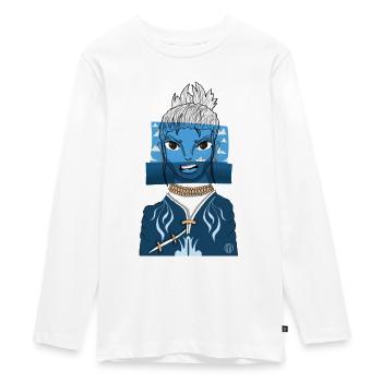 Anime Fille de l’eau - T-shirt manches longues Premium Ado - blanc - Devant - AI Model Kid Female (0cm)