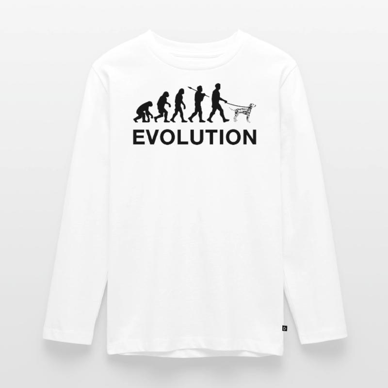 Evolution Teenager Premium Organic Long Sleeve Shirt