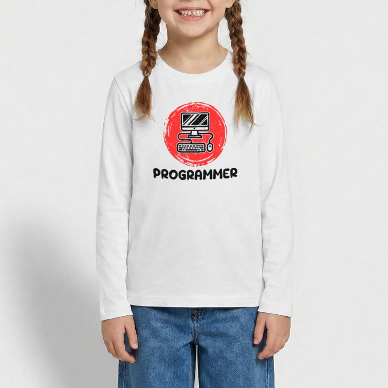 Computer Developer Programmierer Code Skripting Teenager Premium Bio Langarmshirt