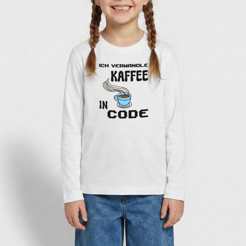 Coden Computerfreak Developer Statement Nerd Teenager Premium Bio Langarmshirt