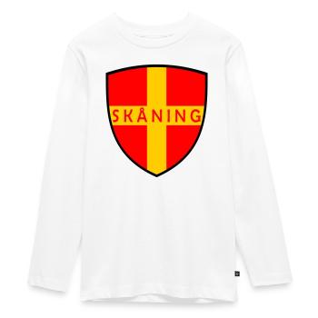 Schonen - Teenager Premium Bio Langarmshirt - Weiß - Vorne - AI Model Kid Female (0cm)