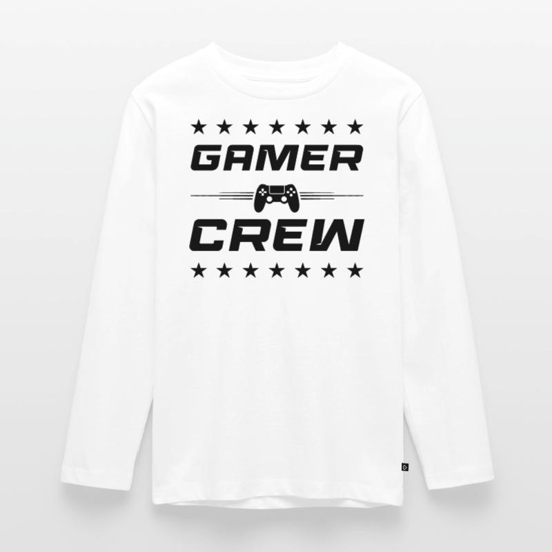 Gamepad Controller Teenager Premium Organic Long Sleeve Shirt