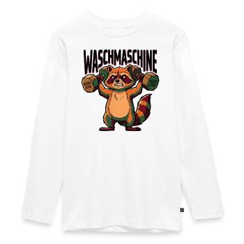 Machine à laver - T-shirt manches longues Premium Ado - blanc - Devant - AI Model Kid Female (0cm)