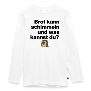 MOISISSURE DE PAIN ET TOI ? CADEAU SARCASME DRÔLE - T-shirt manches longues Premium Ado - blanc - Devant - AI Model Kid Female (0cm)
