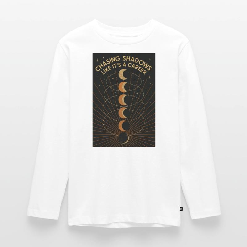 Shadow Hunt | Solar eclipse Teenager Premium Organic Long Sleeve Shirt