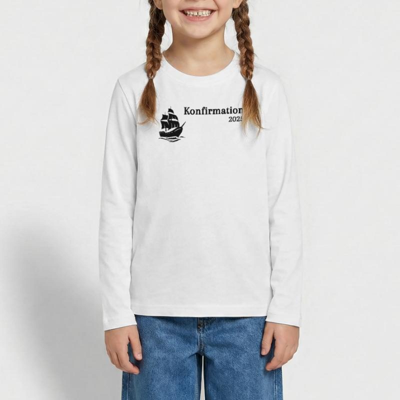 Confirmation 2025 Ship sails up Teenager Premium Organic Long Sleeve Shirt
