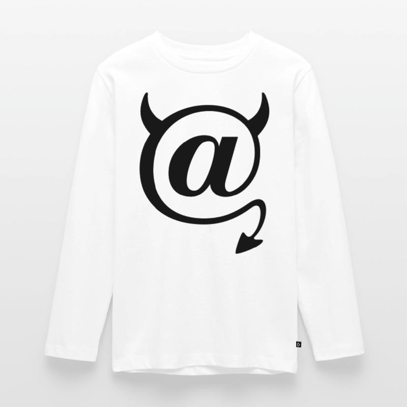 Devil @ Devil Nerd Programmeur de symboles IT T-shirt manches longues Premium Ado