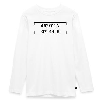 Coordinates Zermatt Minimalist - Teenager Premium Organic Long Sleeve Shirt - white - Front - AI Model Kid Female (0cm)