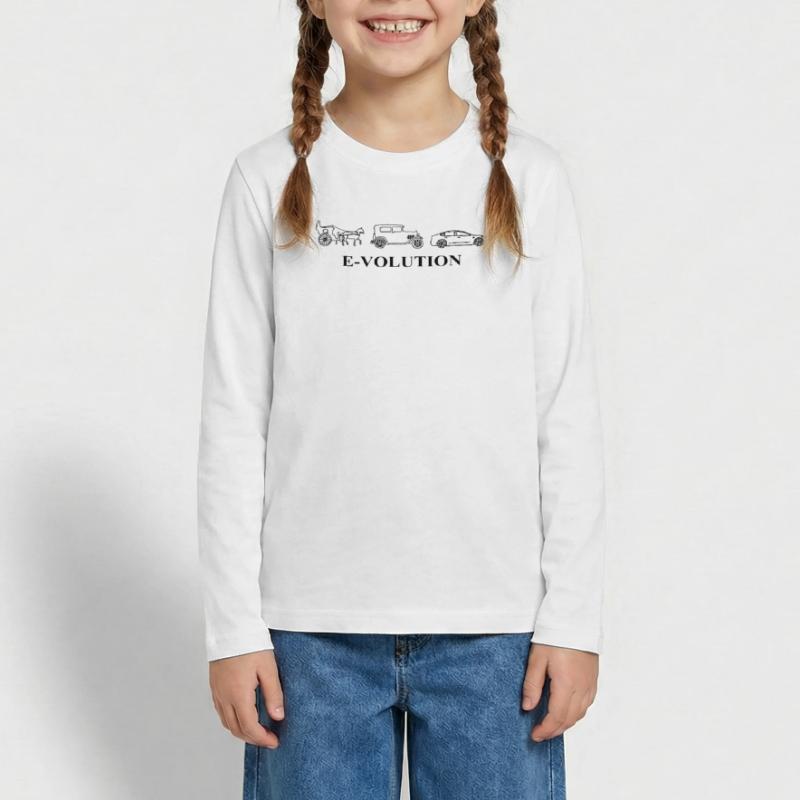 E-Volution Auto Evolution Teenager Premium Bio Langarmshirt